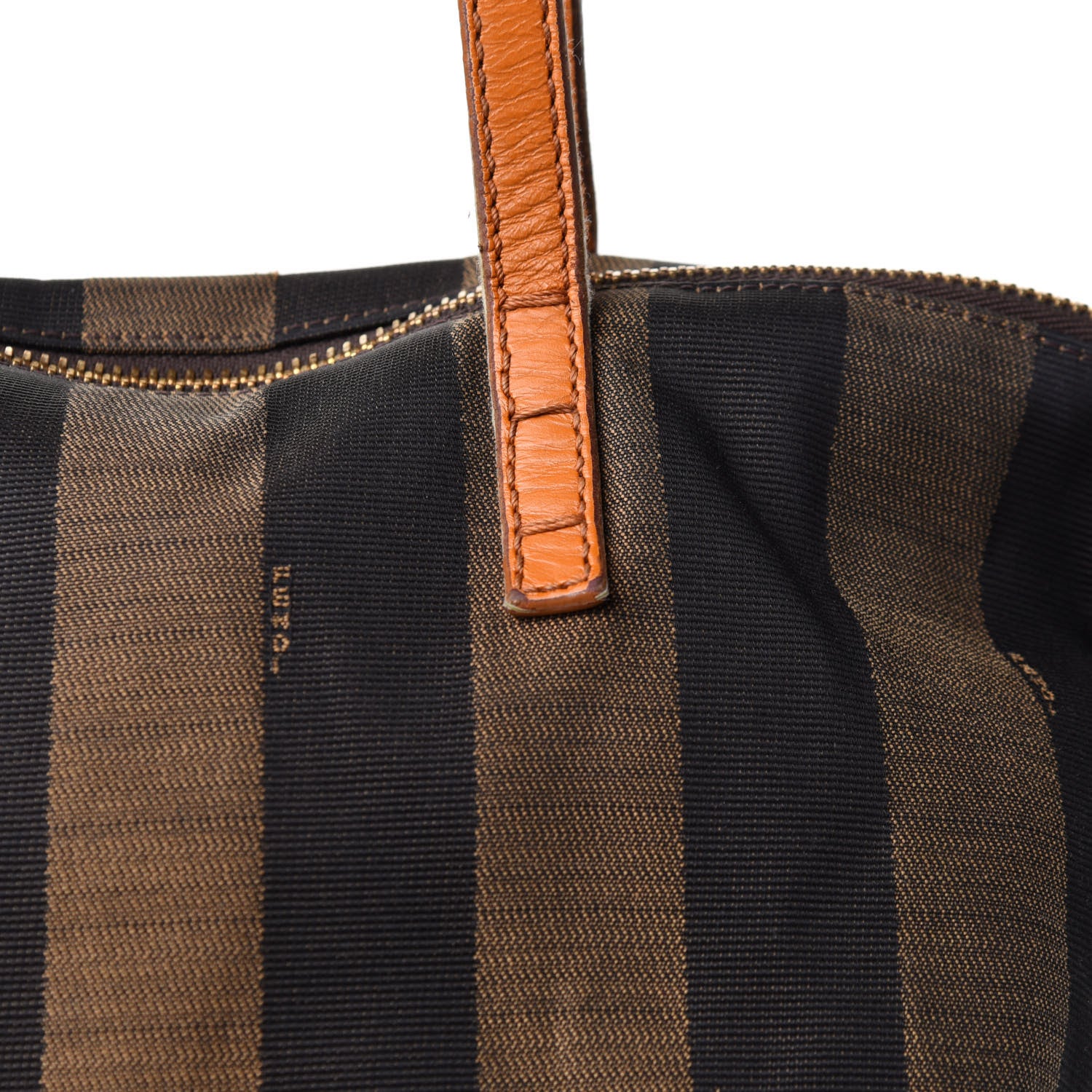 Fendi Pequin Cuoio Vegetale 2Bag Tobacco Cuoio Miele Vacchetta 10 of 14