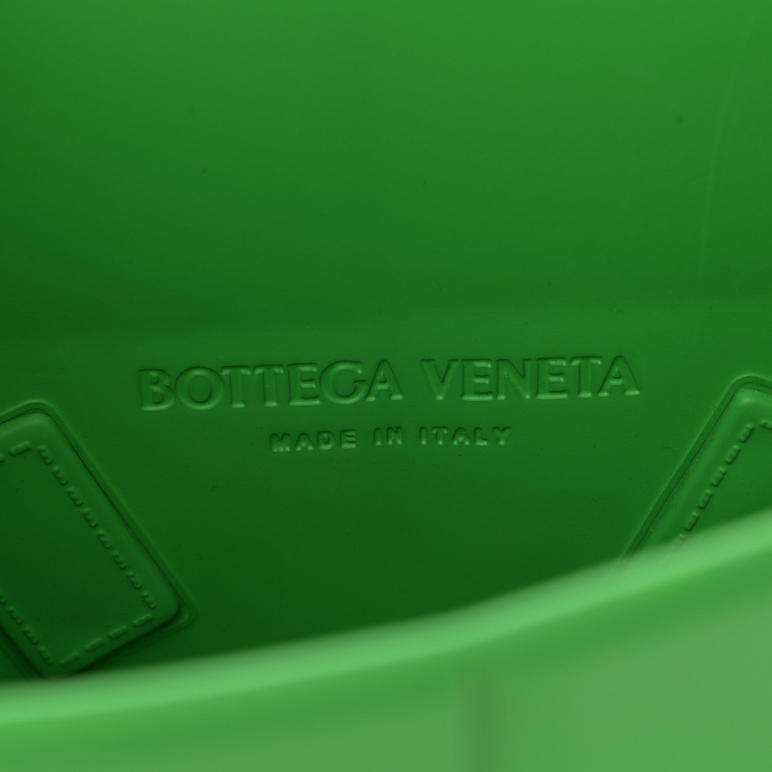Bottega Veneta Rubber Maxi Intrecciato Mini Arco Grass 6 of 10