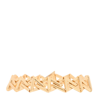 Louis Vuitton 18K Yellow Gold Large LV Volt Curb Chain Bracelet 1 of 4