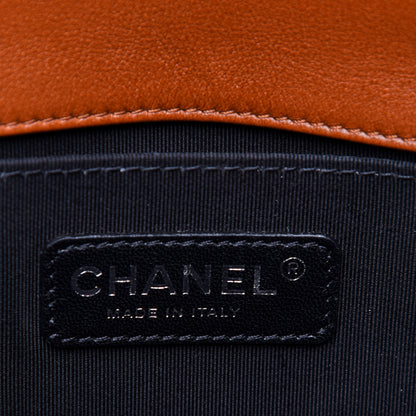 Chanel Calfskin Embossed Small Cordoba Boy Flap Brown 8 of 15