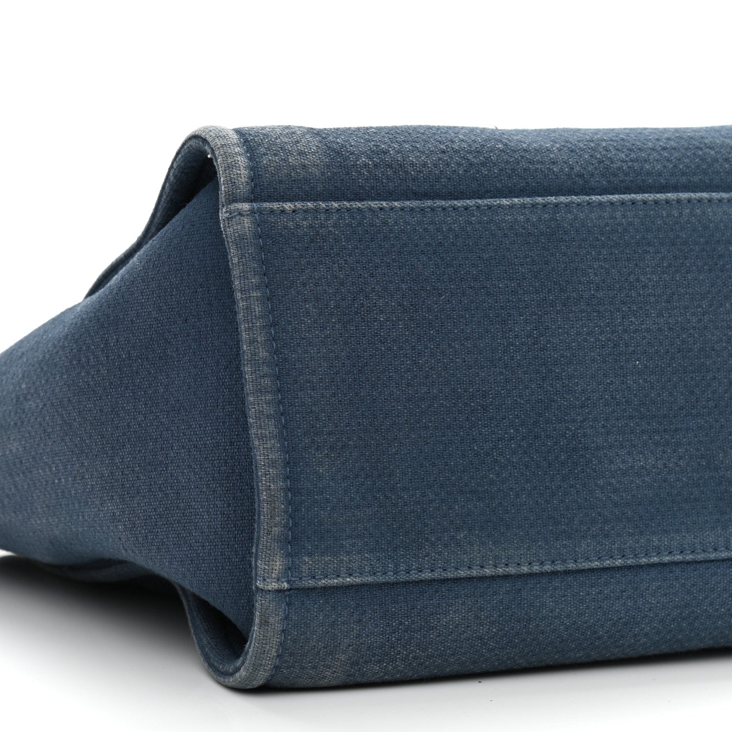 Chanel Canvas Medium Deauville Tote Blue 9 of 10