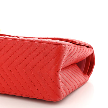 Chanel Sheepskin Chevron Quilted 2.55 Reissue 226 Flap Red 10 of 10