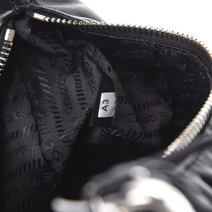 Prada Nappa Gaufre Re-Edition 2005 Shoulder Bag Black 8 of 11