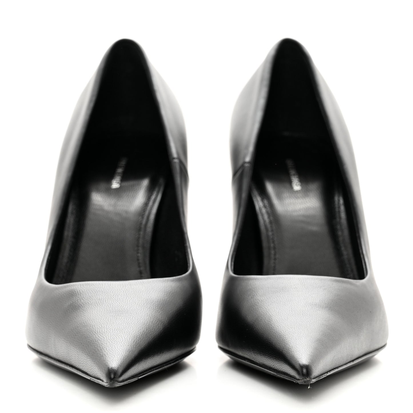 Nappa Square Knife 80mm Pumps 36 Black