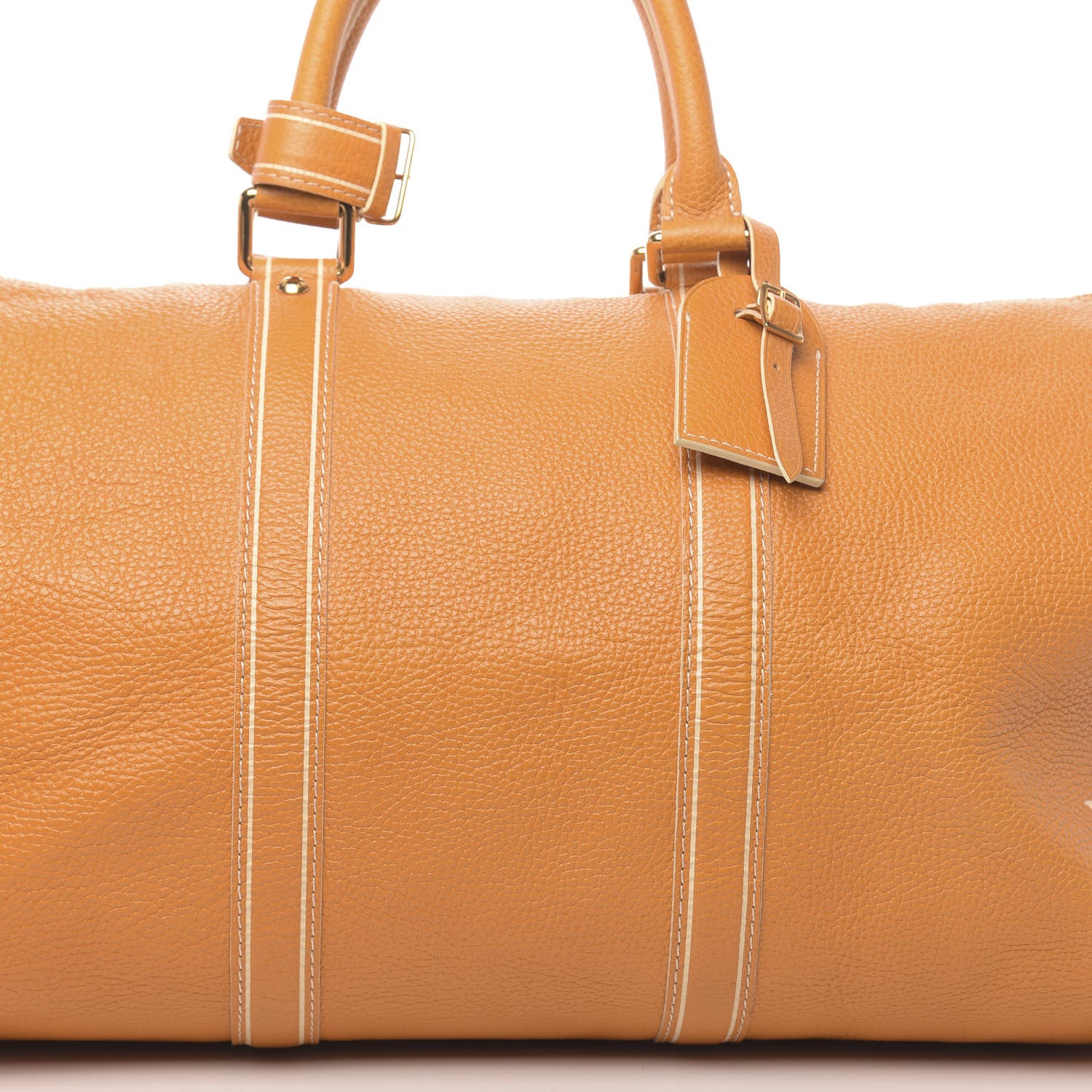 Louis Vuitton Tobago Calfskin Keepall 50 Yellow 9 of 9