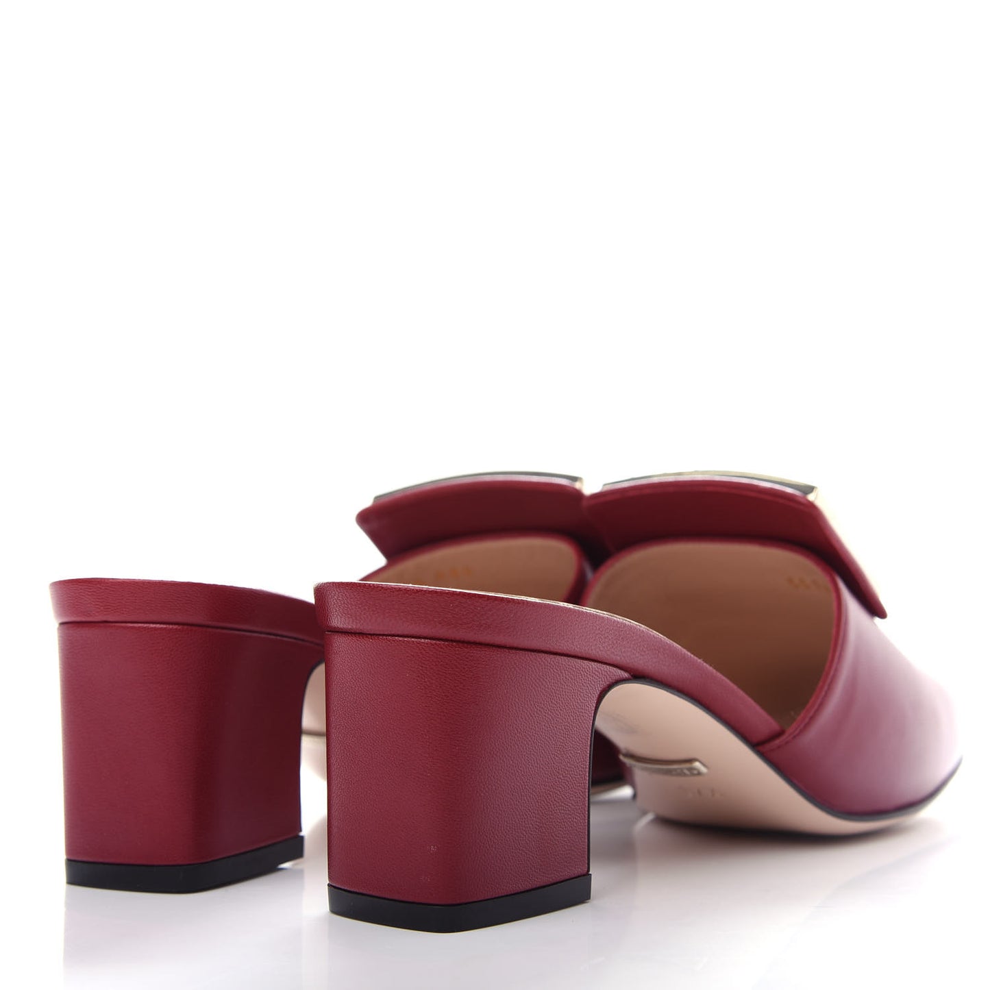 Malaga Kid Crystal Square G Madelyn Mules 37.5 Romantic Cerise