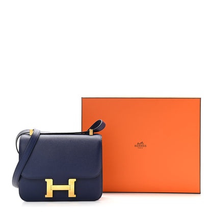 Hermes Epsom Constance 24 Bleu Saphir 11 of 11
