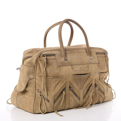 Balenciaga Suede Multi Zip Lariat Bag Beige 3 of 18