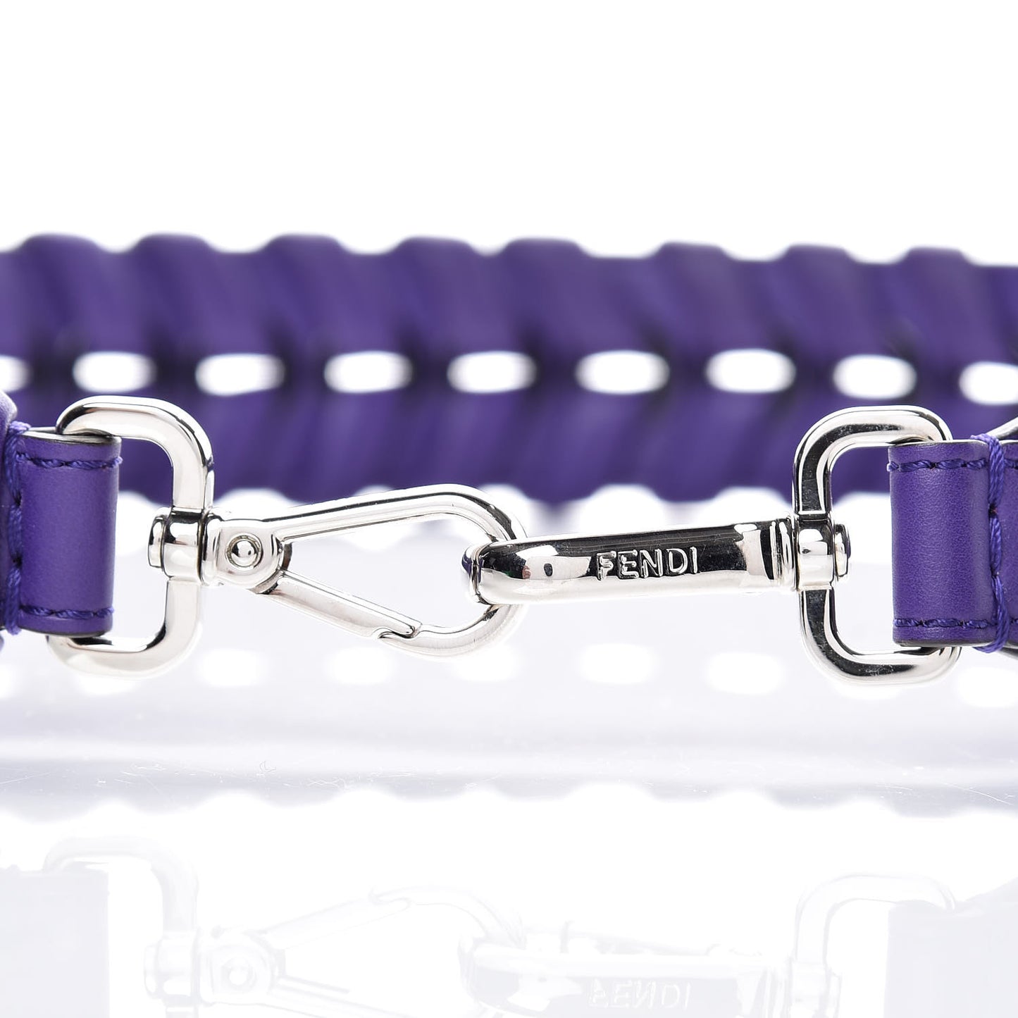 Vitello Baltico Shiny Nappa Lace Up Strap You Purple Rain