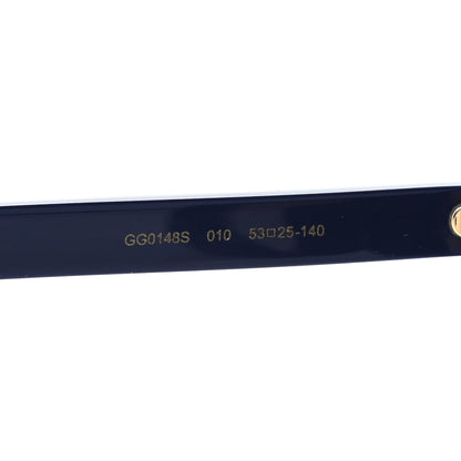 Gucci Acetate Crystal Oversize Sunglasses GG0148S Blue 5 of 8
