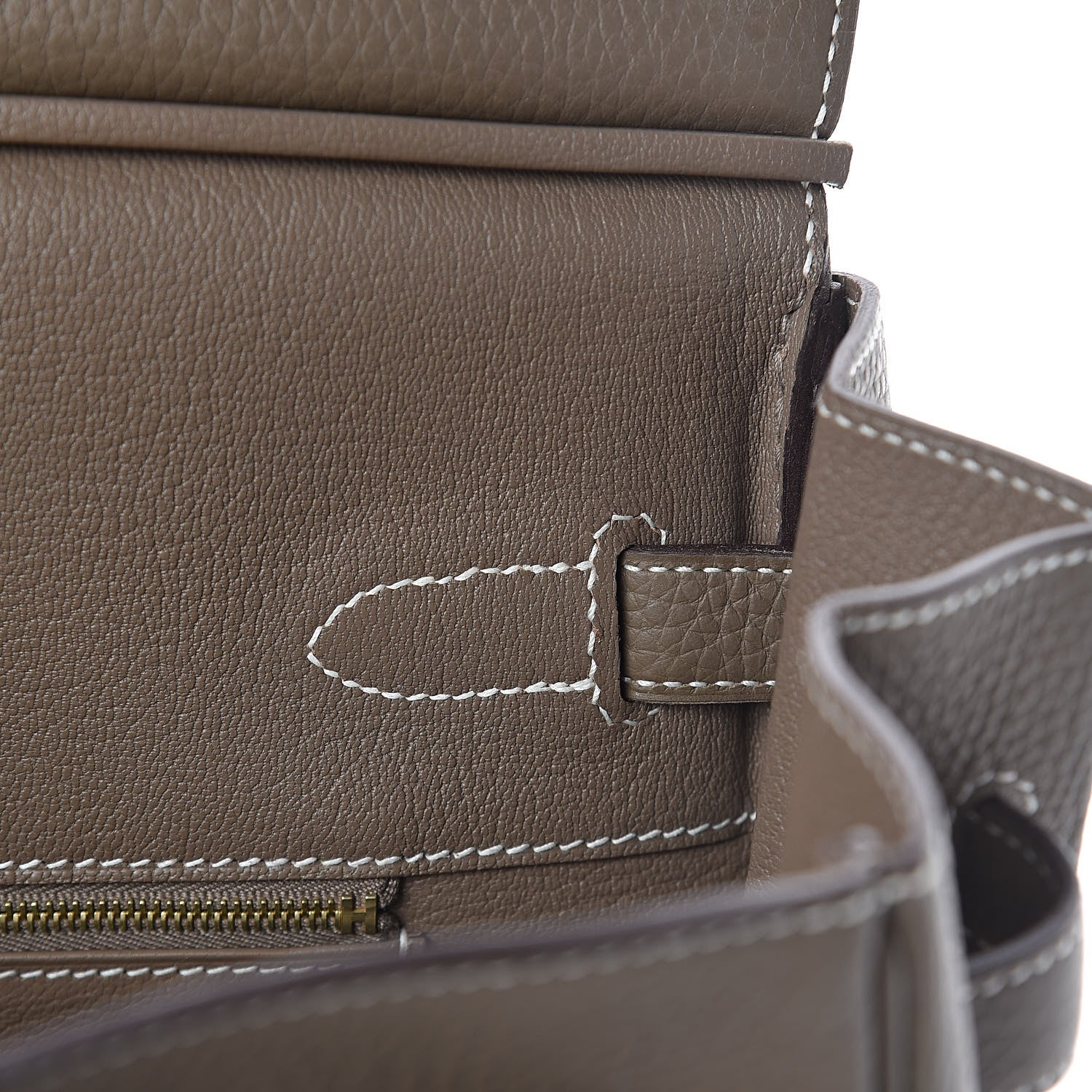 Hermes Taurillon Clemence Birkin 35 Etoupe 12 of 31
