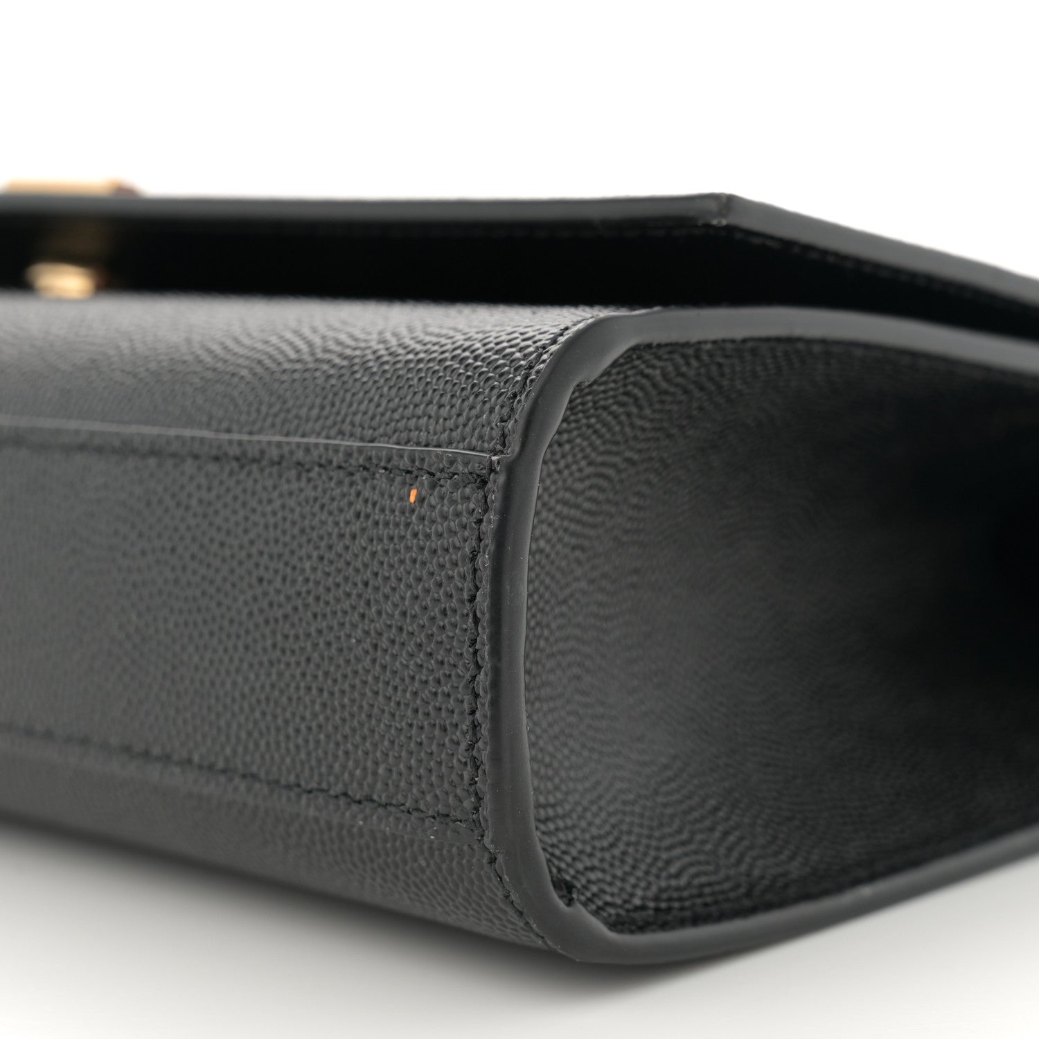 Saint Laurent Grain De Poudre Medium Classic Monogram Kate Satchel Black 10 of 12