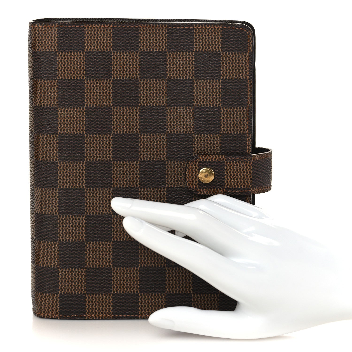 Louis Vuitton Damier Ebene Medium Ring Agenda Cover 2 of 7