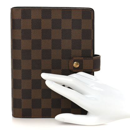 Louis Vuitton Damier Ebene Medium Ring Agenda Cover 2 of 7