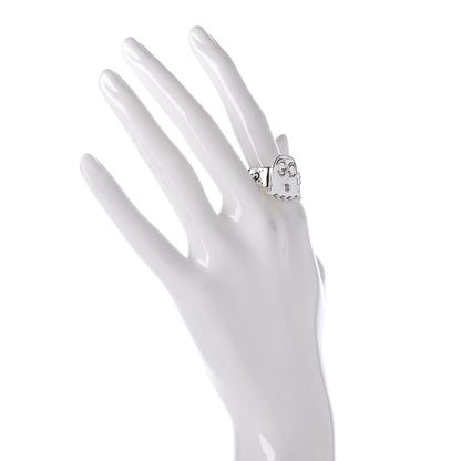 Gucci Sterling Silver GucciGhost Ring 62 10 2 of 8