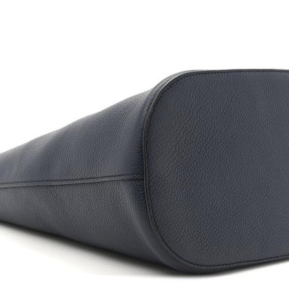 Prada Vitello Phenix Logo Hobo Bluette 8 of 8