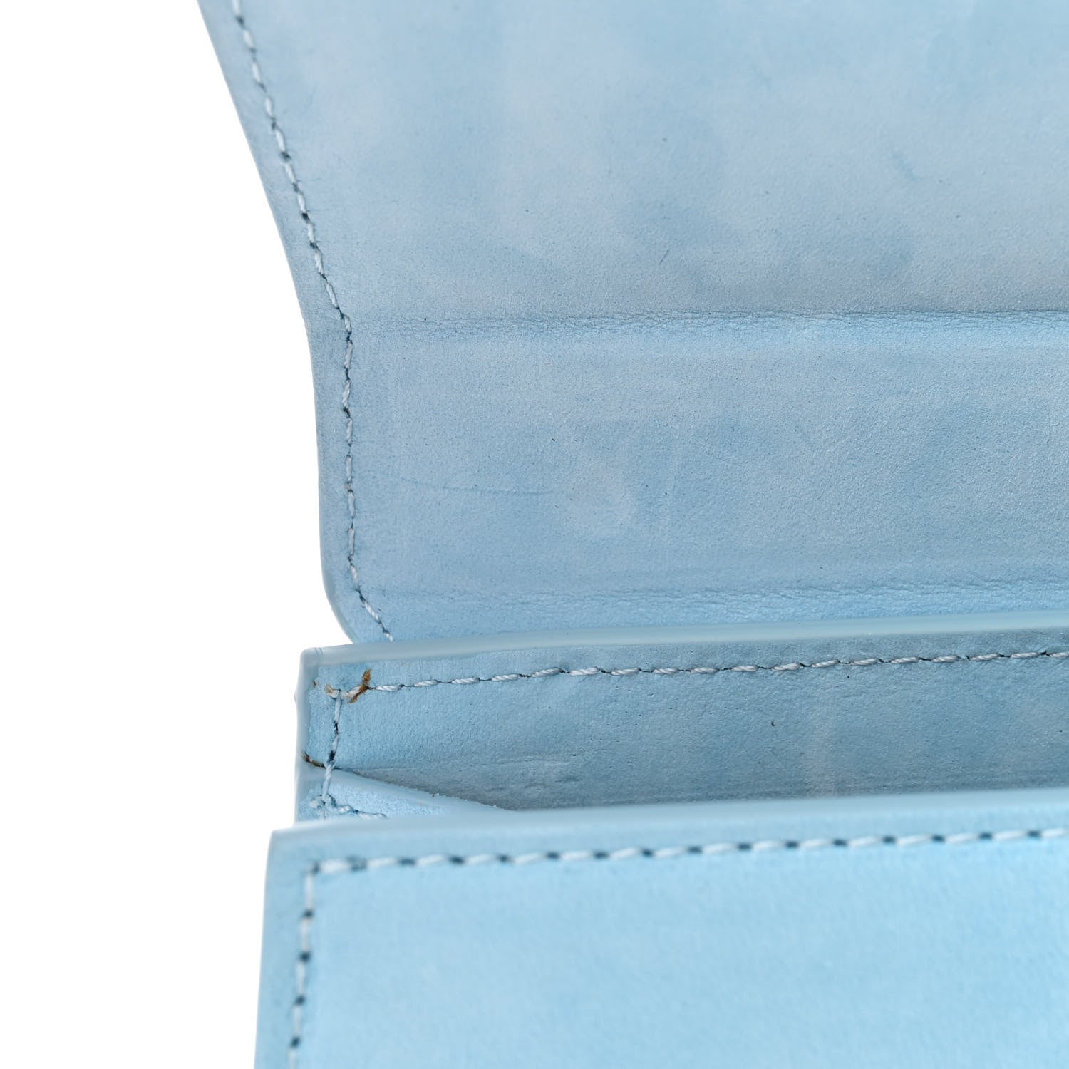 Jacquemus Nubuck Le Chiquito Moyen Light Blue 10 of 14