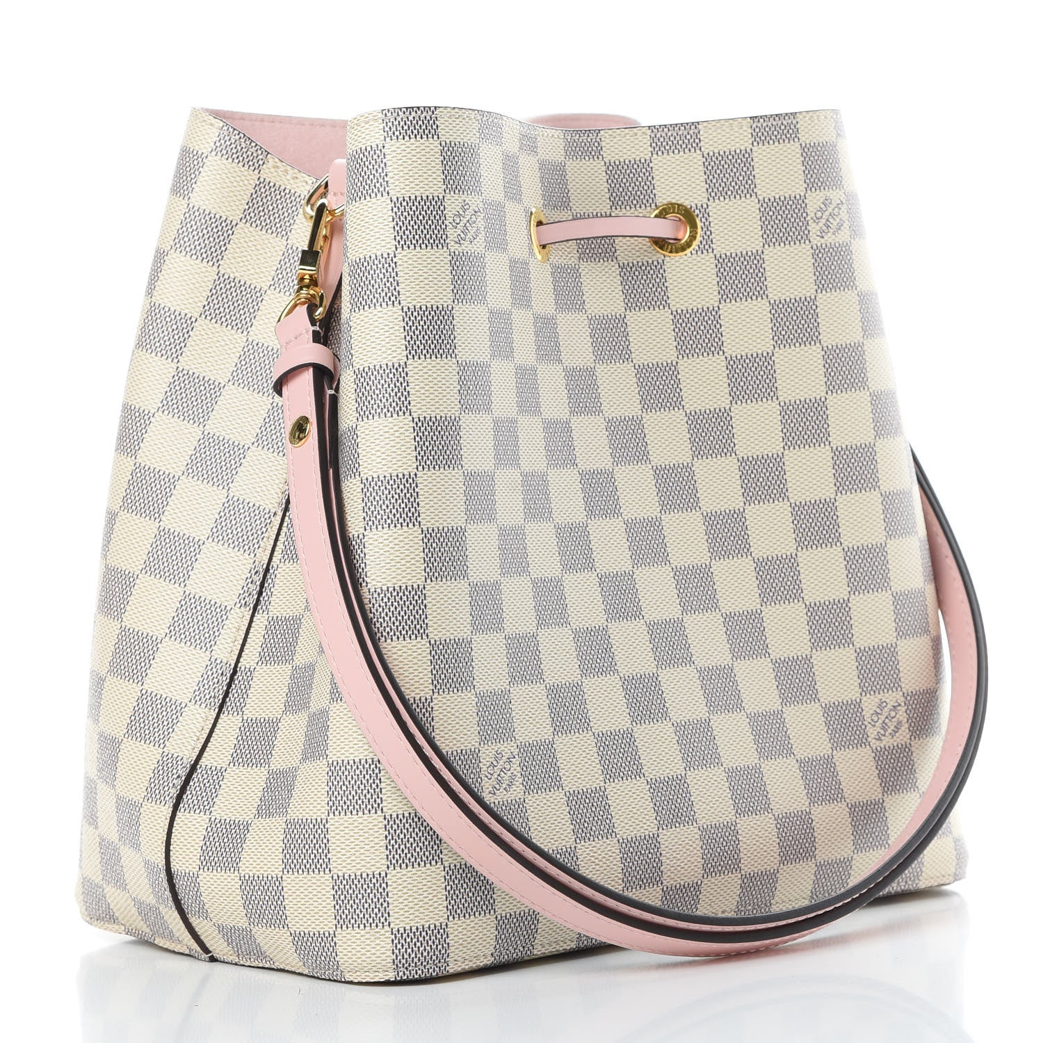 Louis Vuitton Damier Azur Neonoe MM Eau De Rose 3 of 11