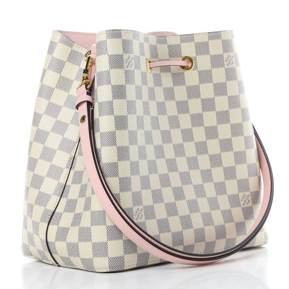 Louis Vuitton Damier Azur Neonoe MM Eau De Rose 3 of 11