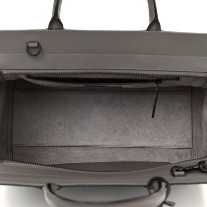 Saint Laurent Grained Calfskin Small Cabas Rive Gauche Fog 5 of 10