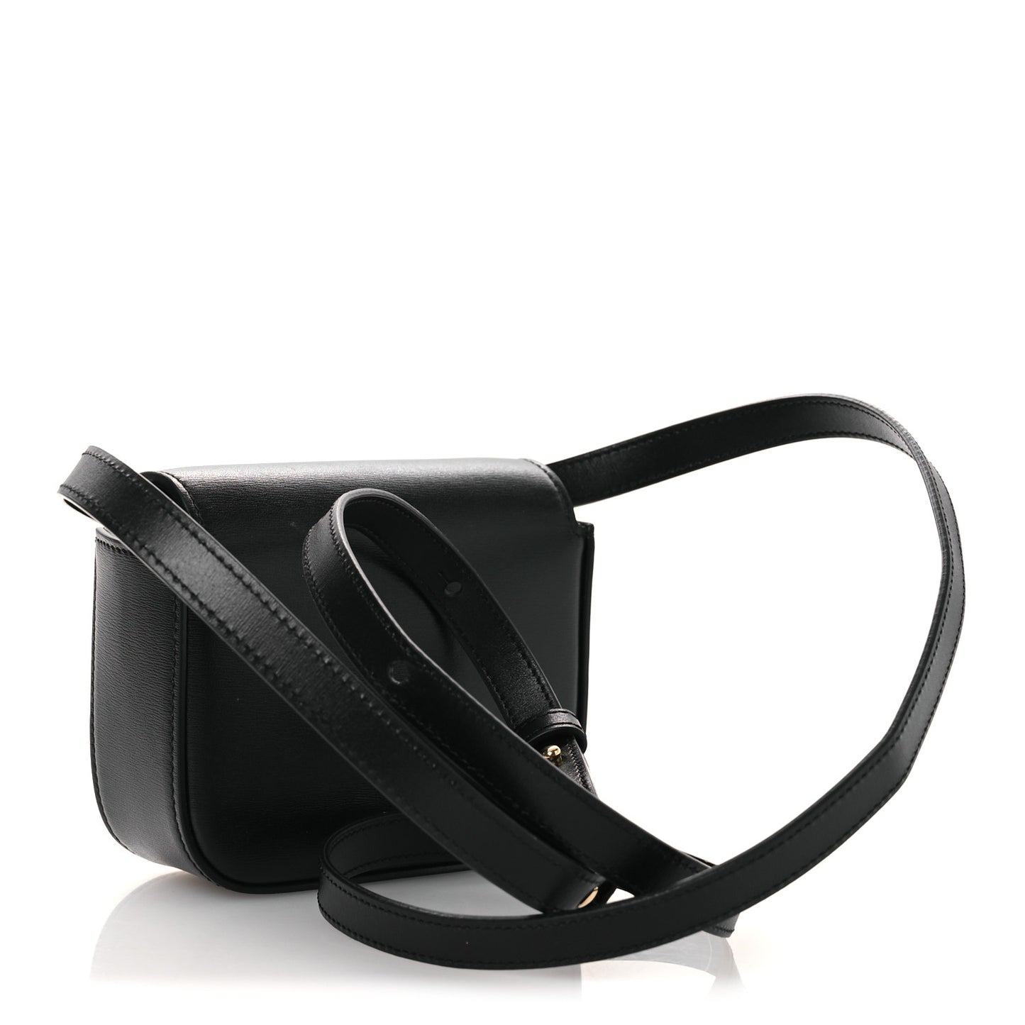 Shiny Calfskin Mini Triomphe Black