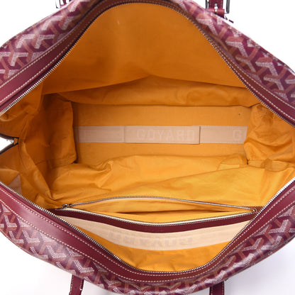 Goyard Goyardine Hotel Du Parc Briefcase Burgundy 5 of 9