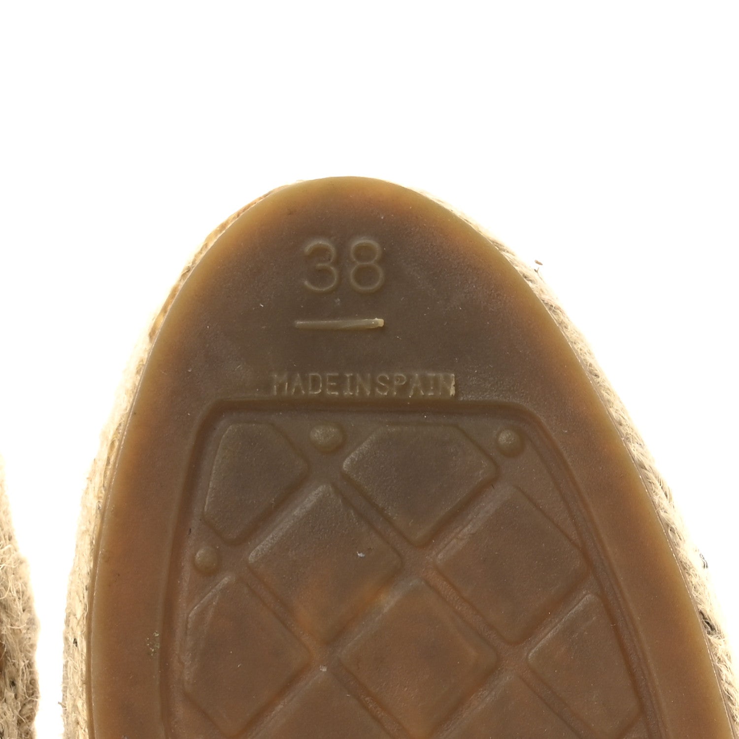 Chanel Lambskin CC Espadrilles 38 Beige Black 7 of 10