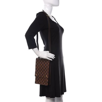 Louis Vuitton Damier Ebene Portobello Travel Shoulder Bag 2 of 13
