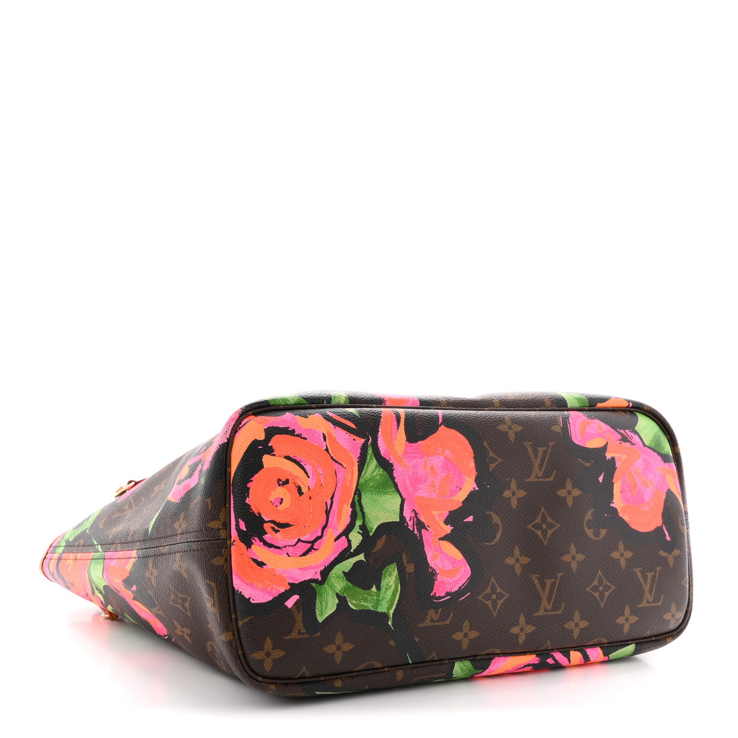 Louis Vuitton Monogram Roses Neverfull MM 4 of 13