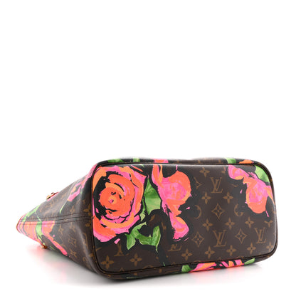 Louis Vuitton Monogram Roses Neverfull MM 4 of 13