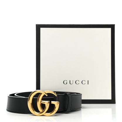 Gucci Calfskin Double G 30mm Belt 75 30 Black 8 of 8