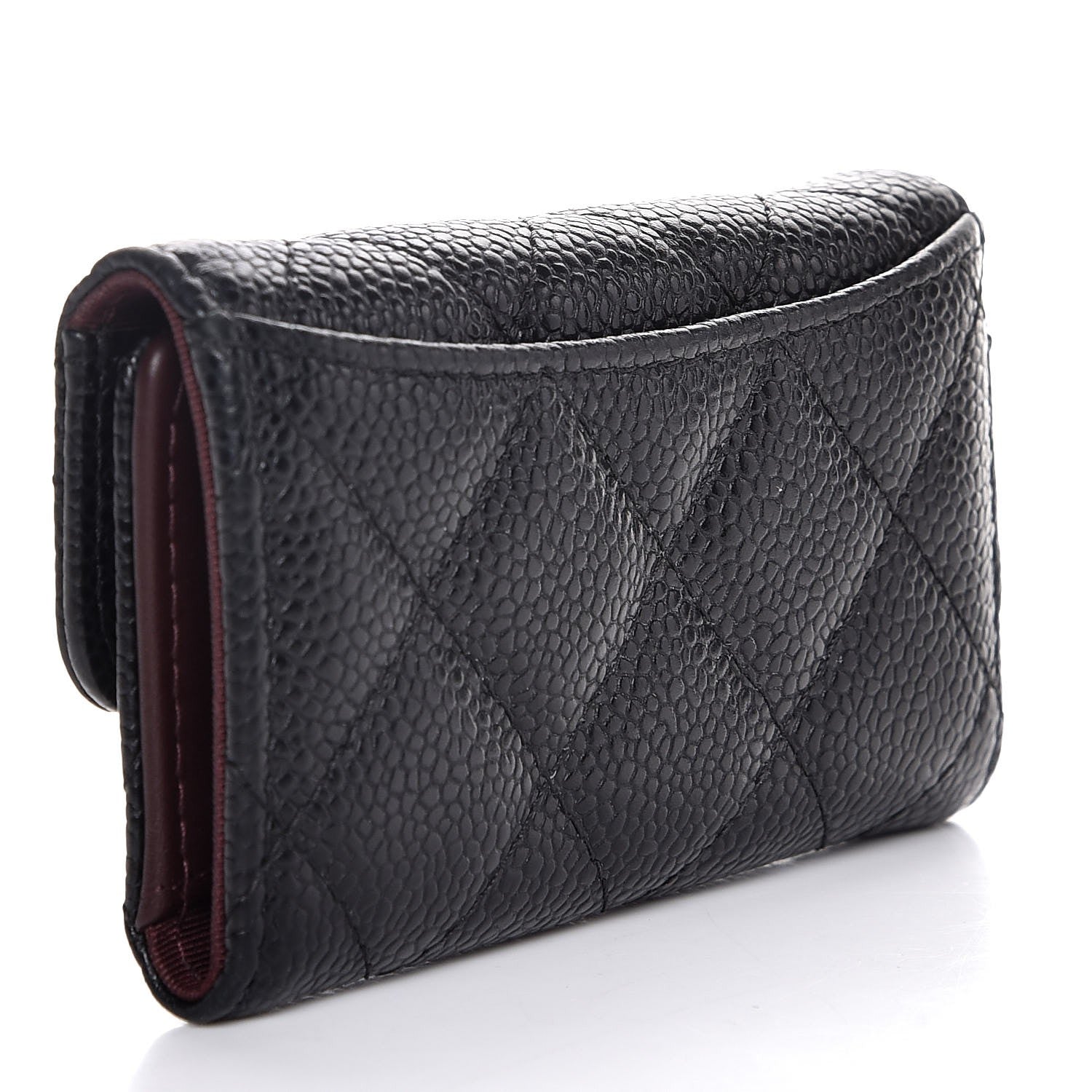 Chanel Caviar Quilted 6 Key Holder Black 3 of 8