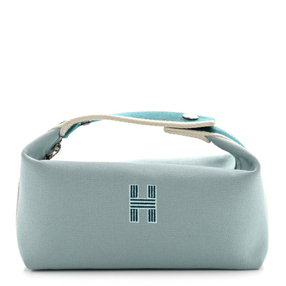 Hermes Canvas Small Bride-A-Brac Pouch Eucalyptus 1 of 8