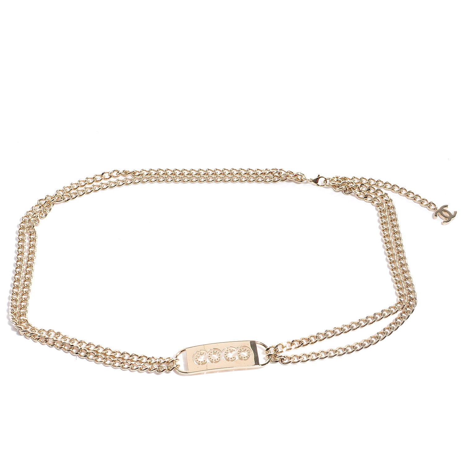 Chanel Gold Chain CC Coco Belt 1 of 5