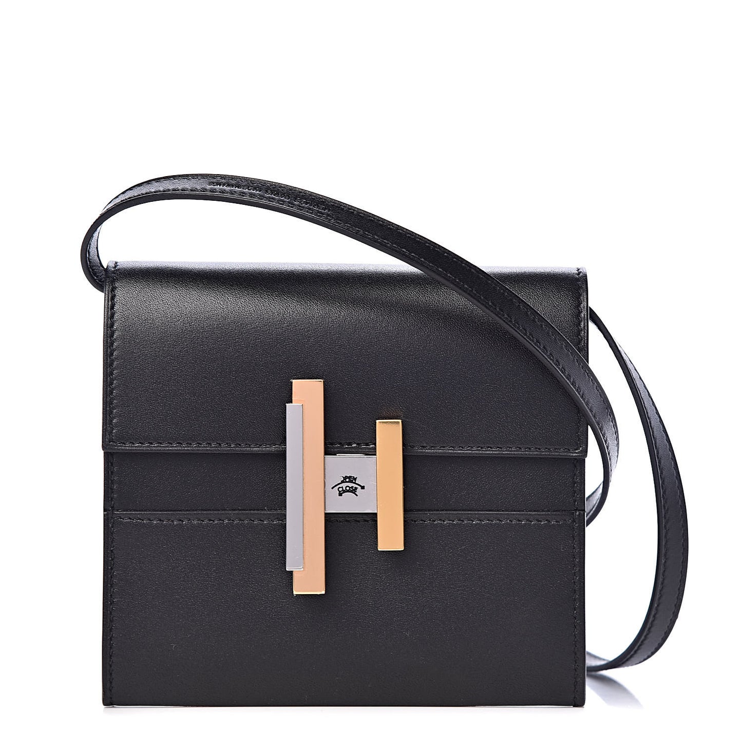 Villandry Calfskin Mini Cinhetic Wallet Black