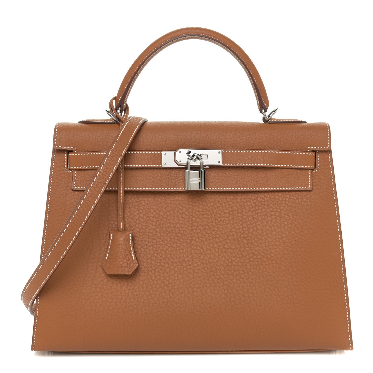 Hermes Fjord Sellier Kelly 32 Gold 1 of 9