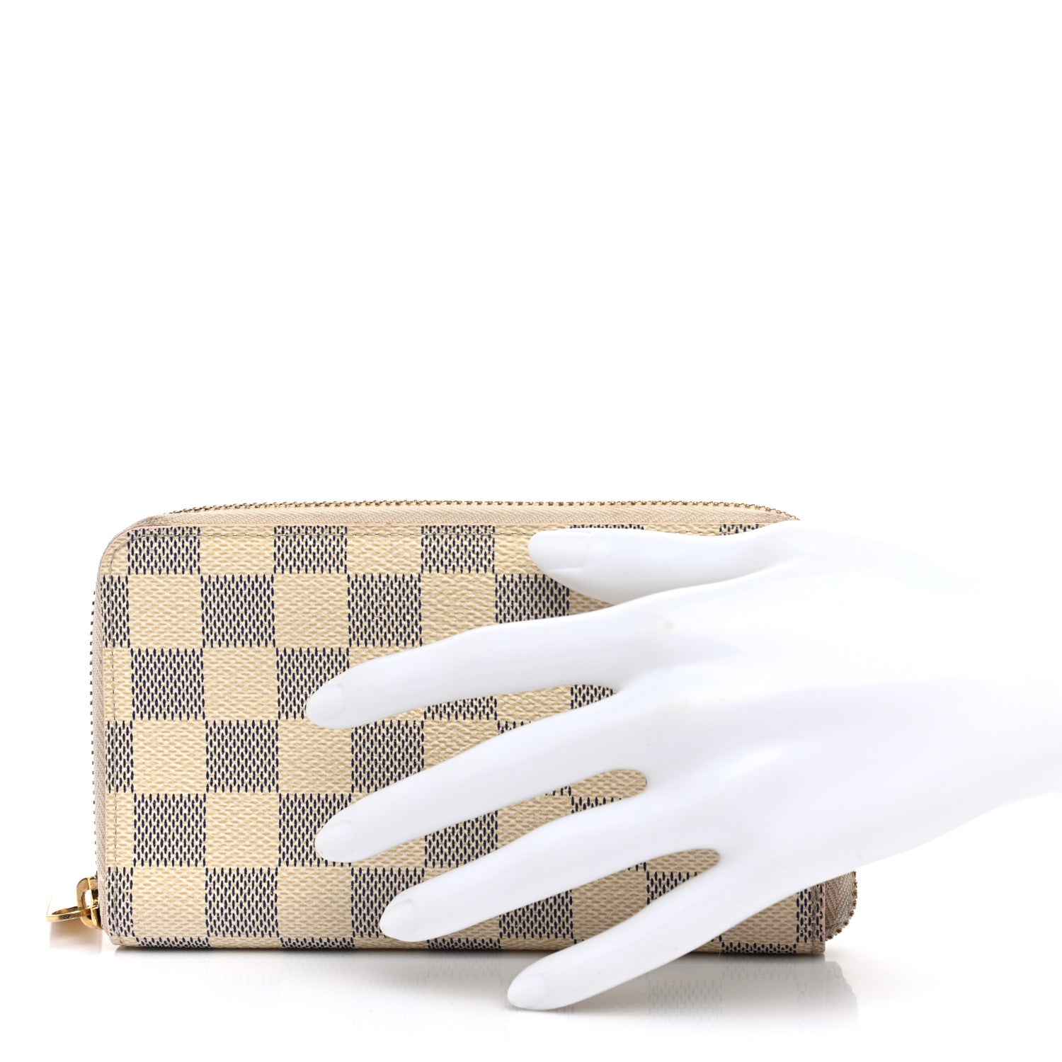 Louis Vuitton Damier Azur Compact Zippy Wallet 2 of 10