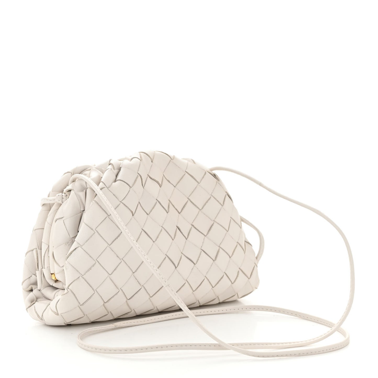 Nappa Intrecciato The Mini Pouch Chalk