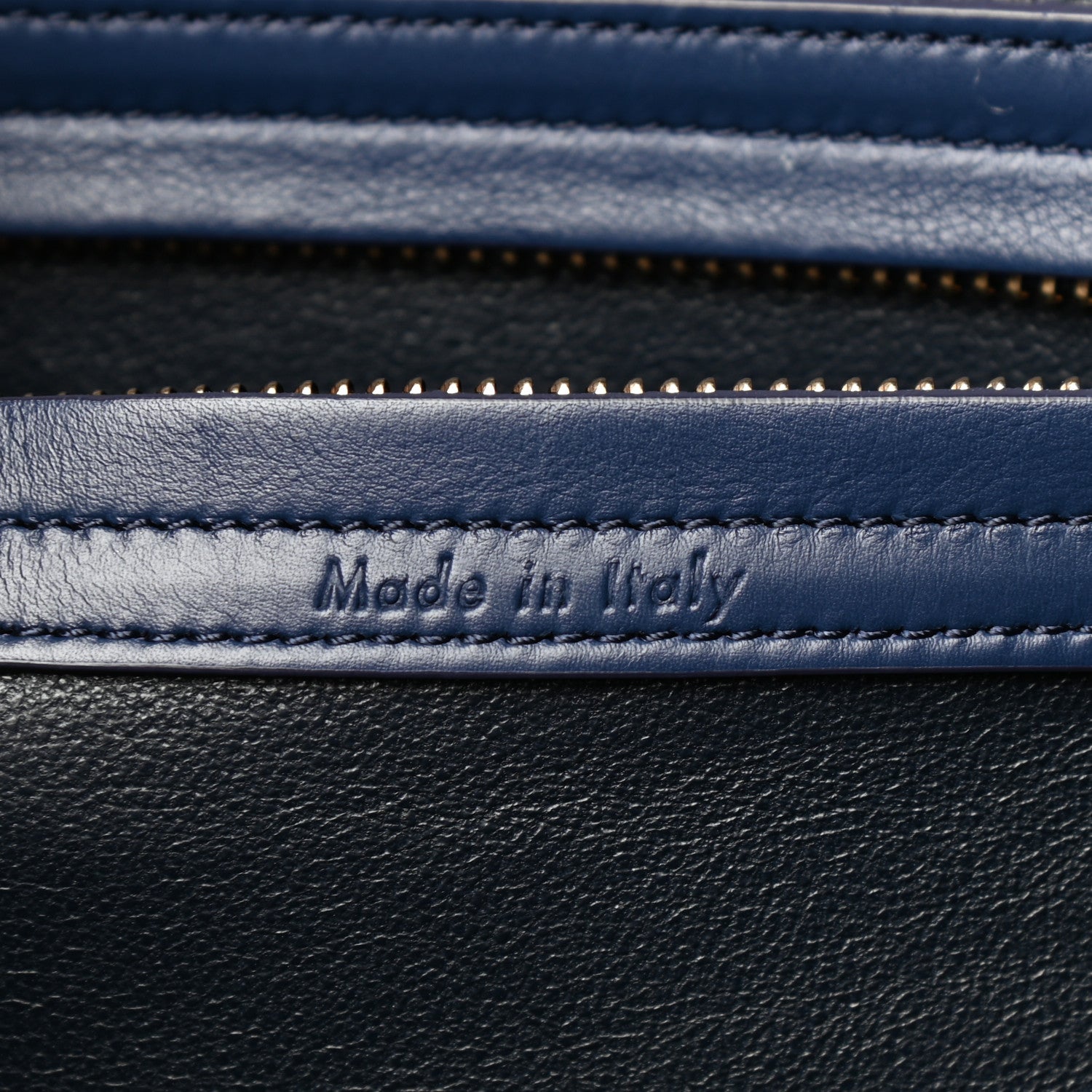 Celine Nubuck Calfskin Medium Phantom Luggage Navy 7 of 9