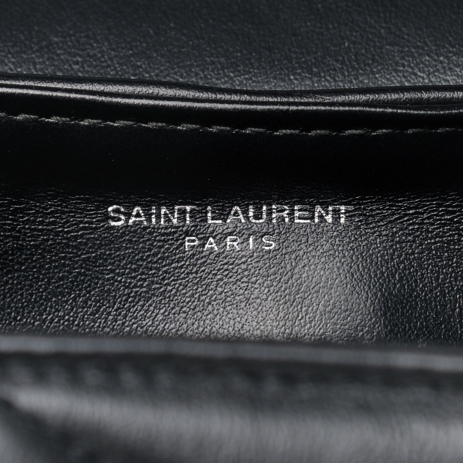 Saint Laurent Calfskin Y Quilted Monogram Toy Loulou Crossbody Bag Black 10 of 10