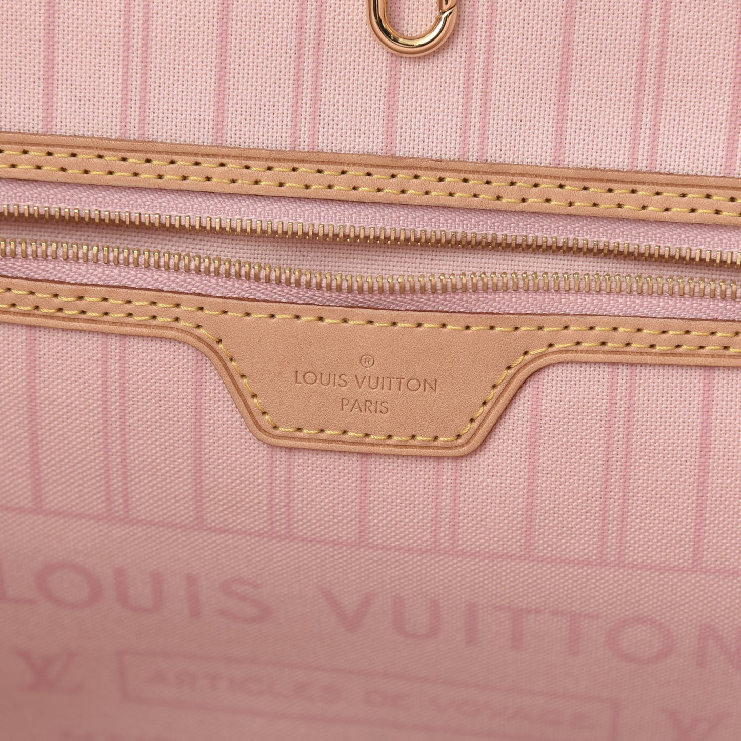 Damier Azur Neo Neverfull MM Rose Ballerine