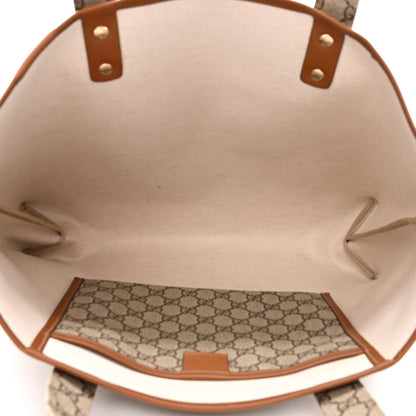 Gucci GG Plus Monogram Medium Signature Web Loop Tote Brown 5 of 10