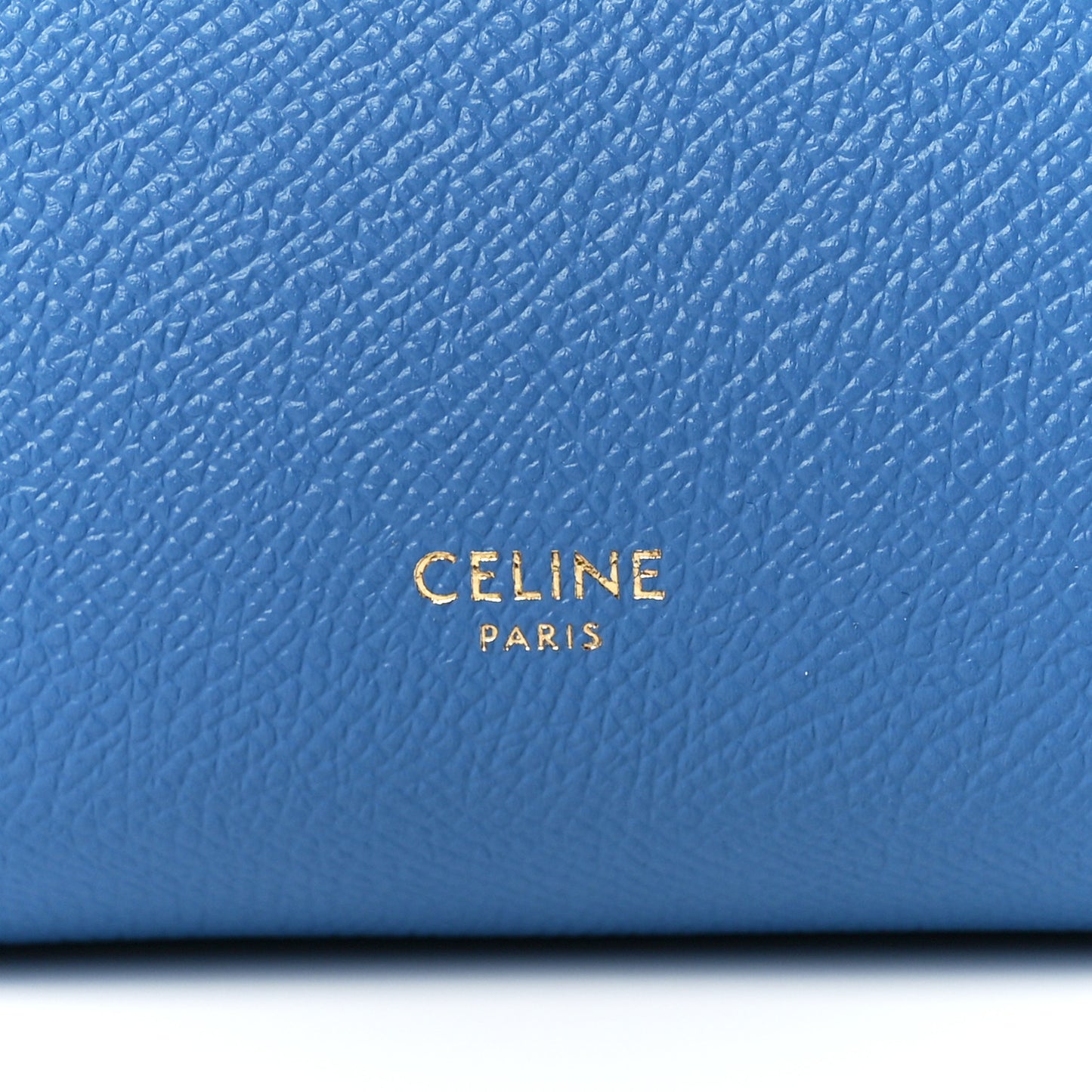 Grained Calfskin Nano Belt Bag Blue