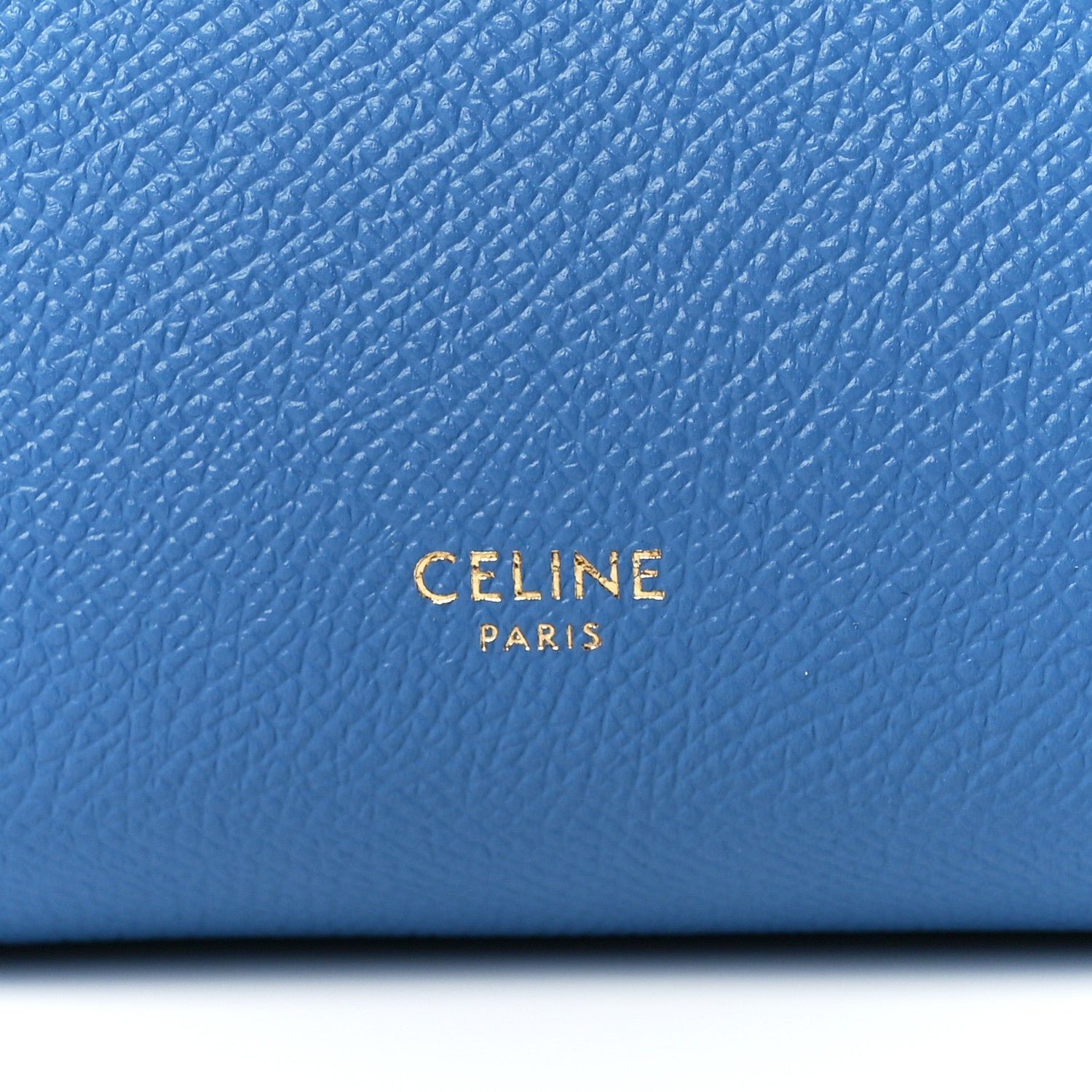 Celine Grained Calfskin Nano Belt Bag Blue 7 of 11