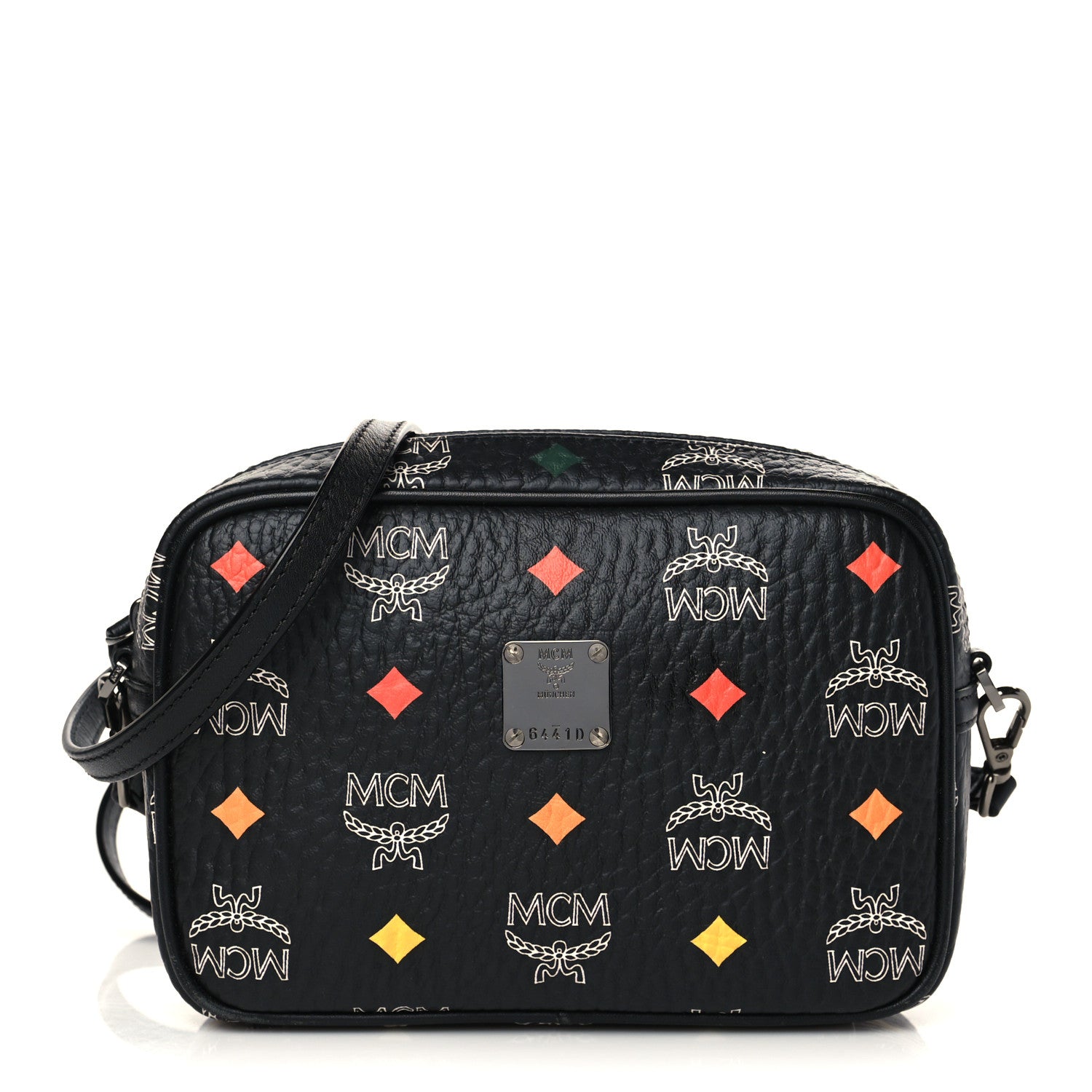 MCM Skyoptic Visetos Spectrum Diamond Camera Bag Black 1 of 6