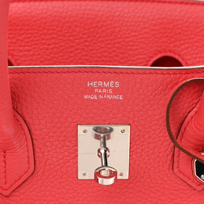 Hermes Taurillon Clemence Birkin 35 Rose Jaipur 5 of 23