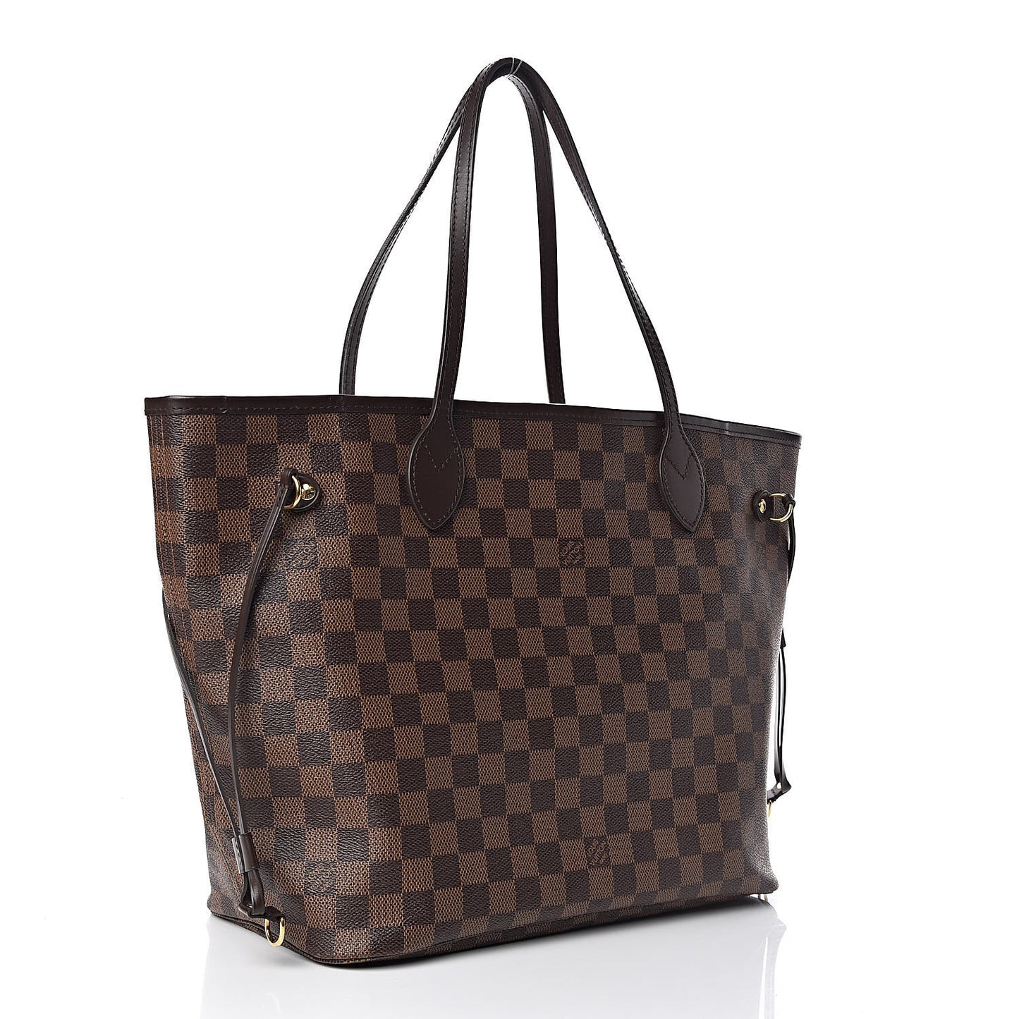 Damier Ebene Neo Neverfull MM Rose Ballerine