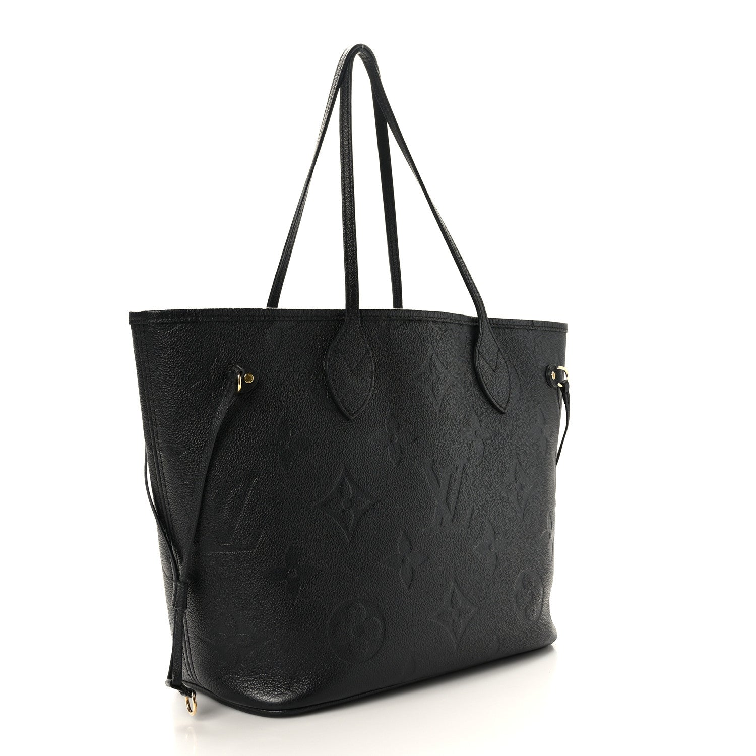 Louis Vuitton Empreinte Monogram Giant Neverfull MM Black 4 of 9