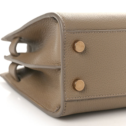 Saint Laurent Grained Calfskin Nano Supple Sac De Jour Dark Beige 7 of 8