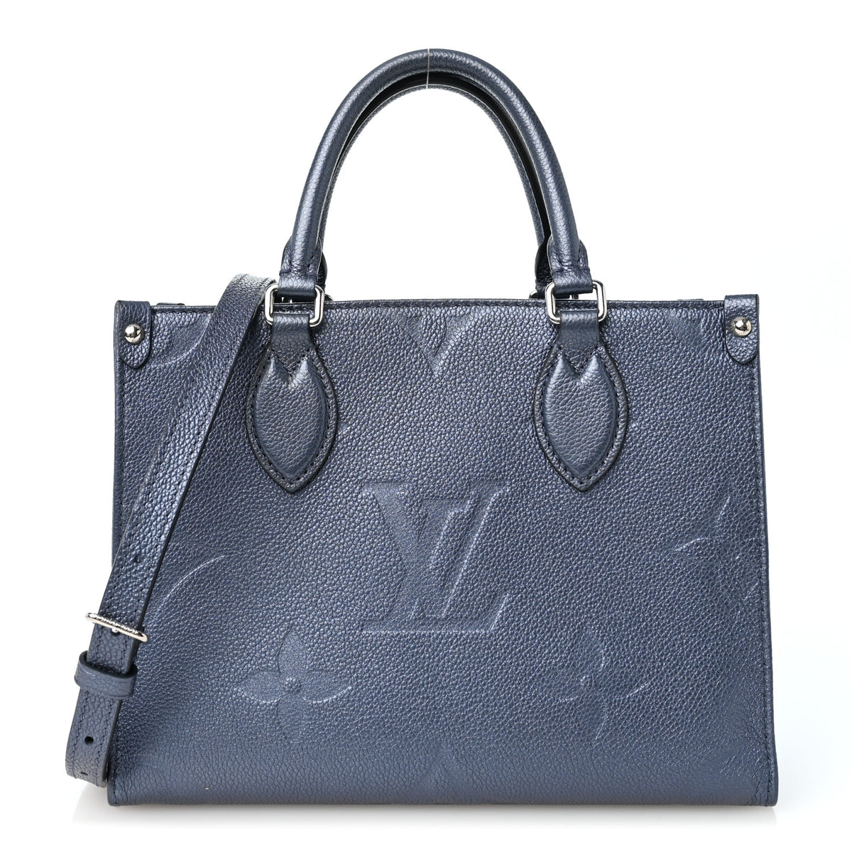 Metallic  Empreinte Monogram Giant Onthego PM Navy Nacre